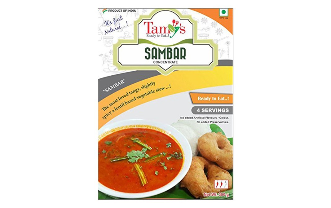 Tamy's Sambar Concentrate    Pack  300 grams